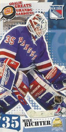 1998-99 Kraft / Post Collection - Oscar Mayer Goalie Greats #NNO Mike Richter Front
