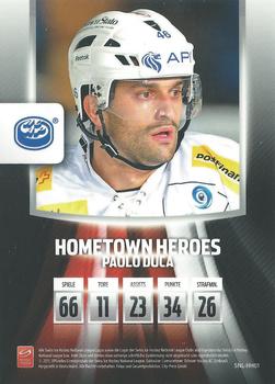 2011-12 PCAS Swiss National League - Hometown Heroes #SNL-HH01 Paolo Duca Back