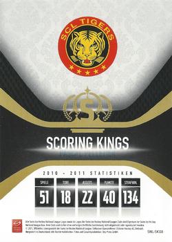 2011-12 PCAS Swiss National League - Scoring Kings #SNL-SK08 Pascal Pelletier Back