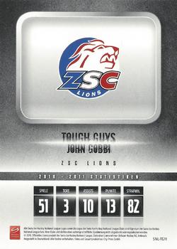 2011-12 PCAS Swiss National League - Tough Guys #SNL-TG11 John Gobbi Back