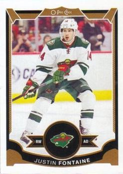 2015-16 O-Pee-Chee #341 Justin Fontaine Front