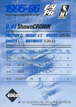 1995-96 Edge Ice Fort Wayne Komets (IHL) #NNO Shawn Cronin Back