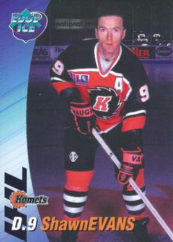 1995-96 Edge Ice Fort Wayne Komets (IHL) #NNO Shawn Evans Front