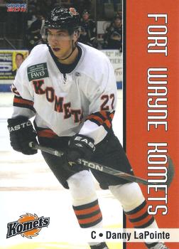 2010-11 Choice Fort Wayne Komets (CHL) #10 Danny LaPointe Front