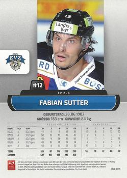 2011-12 PCAS Swiss National League - Promotion Cards #SNL-075 Fabian Sutter Back
