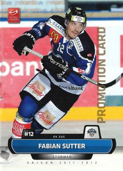2011-12 PCAS Swiss National League - Promotion Cards #SNL-075 Fabian Sutter Front