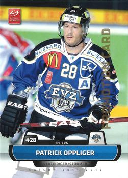 2011-12 PCAS Swiss National League - Promotion Cards #SNL-078 Patrick Oppliger Front