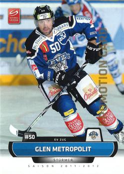 2011-12 PCAS Swiss National League - Promotion Cards #SNL-079 Glen Metropolit Front