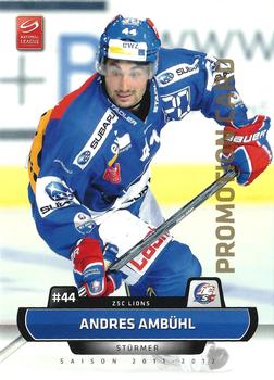 2011-12 PCAS Swiss National League - Promotion Cards #SNL-142 Andres Ambühl Front