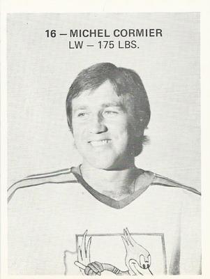 1975-76 Phoenix Roadrunners (WHA) #NNO Michel Cormier Front