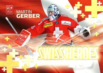 2011-12 PCAS Swiss National League - Swiss Heroes Silver Parallel #SNL-SH01 Martin Gerber Front