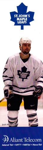 2002-03 St. John's Maple Leafs (AHL) #NNO Josh Holden Front