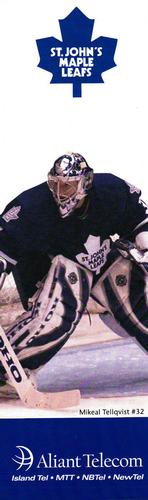 2002-03 St. John's Maple Leafs (AHL) #NNO Mikael Tellqvist Front