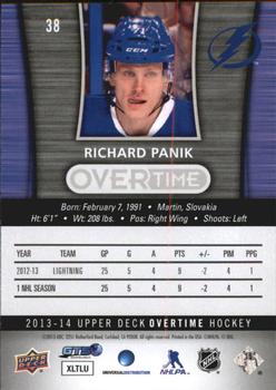 2013-14 Upper Deck Overtime #38 Richard Panik Back