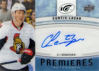 2014-15 Upper Deck Ice - Ice Premieres Autographs #IPA-CL Curtis Lazar Front