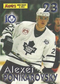 2000-01 Alexei Ponikarovsky Toronto Maple Leafs Game Worn Jersey