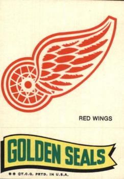 1973-74 Topps - Team Stickers #NNO Red Wings / Golden Seals Front