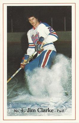 1981-82 Regina Pats (WHL) Police #10 Jim Clarke Front