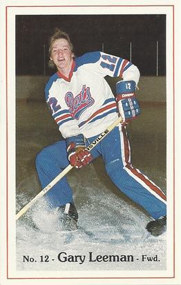 1981-82 Regina Pats (WHL) Police #12 Gary Leeman Front