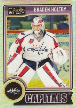 2014-15 O-Pee-Chee Platinum - Rainbow #67 Braden Holtby Front