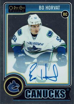 2014-15 O-Pee-Chee Platinum - Rookie Autographs #RA-2 Bo Horvat Front