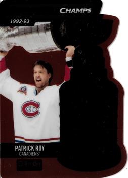 2014-15 O-Pee-Chee Platinum - Stanley Cup Champs Die Cuts #SS-3 Patrick Roy Front