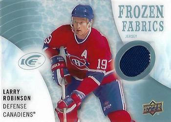 2014-15 Upper Deck Ice - Frozen Fabrics #FZF-LR Larry Robinson Front