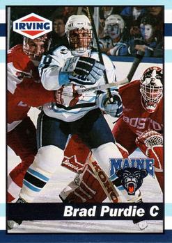 1993-94 Irving Maine Black Bears (NCAA) #47 Brad Purdie Front