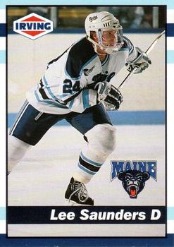 1993-94 Irving Maine Black Bears (NCAA) #49 Lee Saunders Front