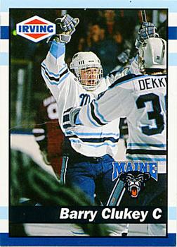 1993-94 Irving Maine Black Bears (NCAA) #43 Barry Clukey Front