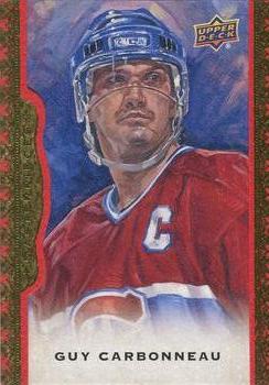 2014-15 Upper Deck Masterpieces - Framed Red Cloth #101 Guy Carbonneau Front