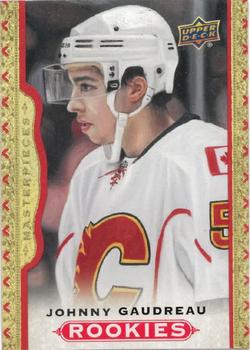 2014-15 Upper Deck Masterpieces - Framed Red Cloth #170 Johnny Gaudreau Front