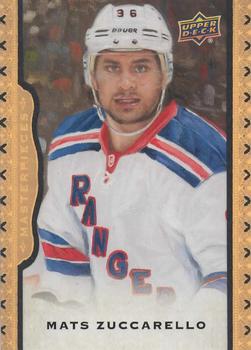 2014-15 Upper Deck Masterpieces - Framed Black Leather #22 Mats Zuccarello Front