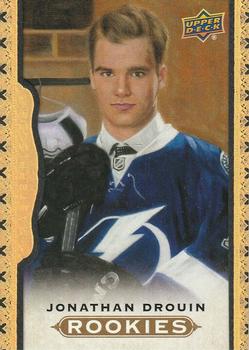 2014-15 Upper Deck Masterpieces - Framed Black Leather #171 Jonathan Drouin Front