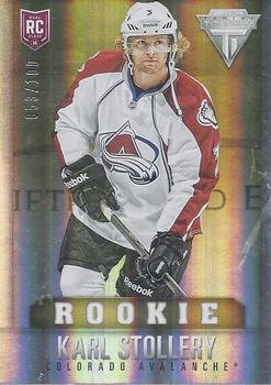 2013-14 Panini Rookie Anthology - Titanium Update Rookie Draft Position #318 Karl Stollery Front
