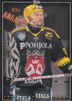 1996-97 Leaf Sisu SM-Liiga (Finnish) - Promos #NNO Mika Karapuu Front