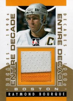 2013-14 In The Game Decades 1990s - Entire Decade Gold #ED-06 Ray Bourque Front