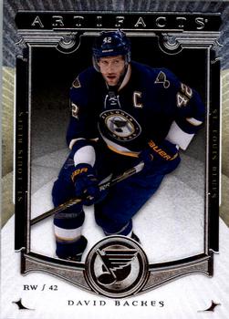 2015-16 Upper Deck Artifacts #27 David Backes Front