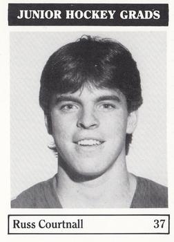 1984-85 Kelowna Wings (WHL) #37 Russ Courtnall Front