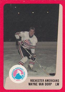 1988-89 ProCards Rochester Americans (AHL) #NNO Wayne Van Dorp Front
