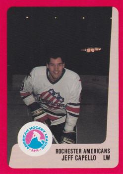 1988-89 ProCards Rochester Americans (AHL) #NNO Jeff Capello Front