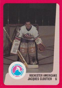 1988-89 ProCards Rochester Americans (AHL) #NNO Jacques Cloutier Front