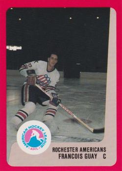 1988-89 ProCards Rochester Americans (AHL) #NNO Francois Guay Front