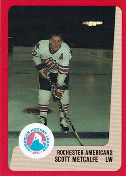 1988-89 ProCards Rochester Americans (AHL) #NNO Scott Metcalfe Front