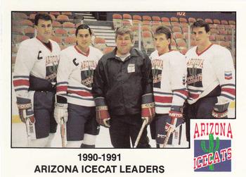 1990-91 Arizona Icecats (ACHA) #NNO Arizona Icecats Leaders Front