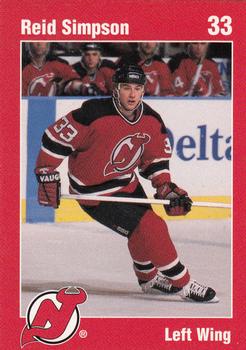 1996-97 Sharp New Jersey Devils #NNO Reid Simpson Front