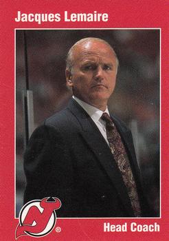 1996-97 Sharp New Jersey Devils #NNO Jacques Lemaire Front