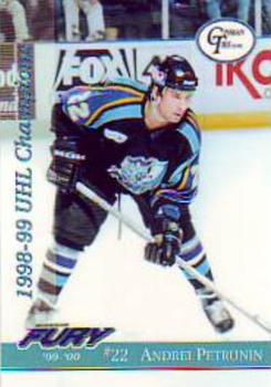 1999-00 Roox Muskegon Fury (UHL) #NNO Andrei Petrunin Front