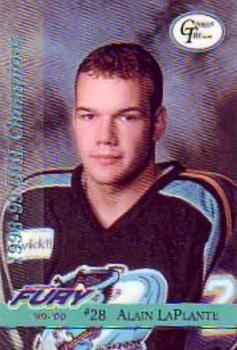 1999-00 Roox Muskegon Fury (UHL) #NNO Alain LaPlante Front