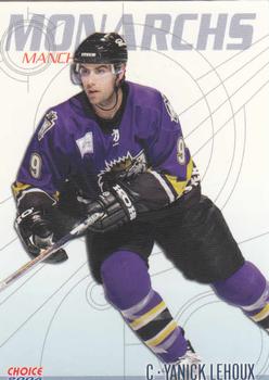 2003-04 Choice Manchester Monarchs (AHL) #9 Yanick Lehoux Front